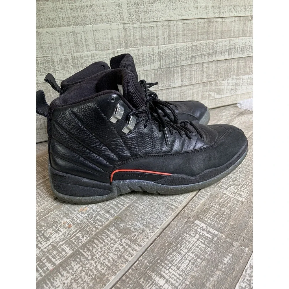 Nike Air Jordan 12 Retro Utility Men's Size 8 DC1062-006 Black Red High Tops